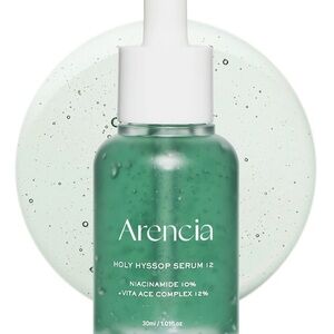 NEW Arencia Holy Hyssop Glow Serum 12 Niacinamide Dark Spots Sensitive Skin